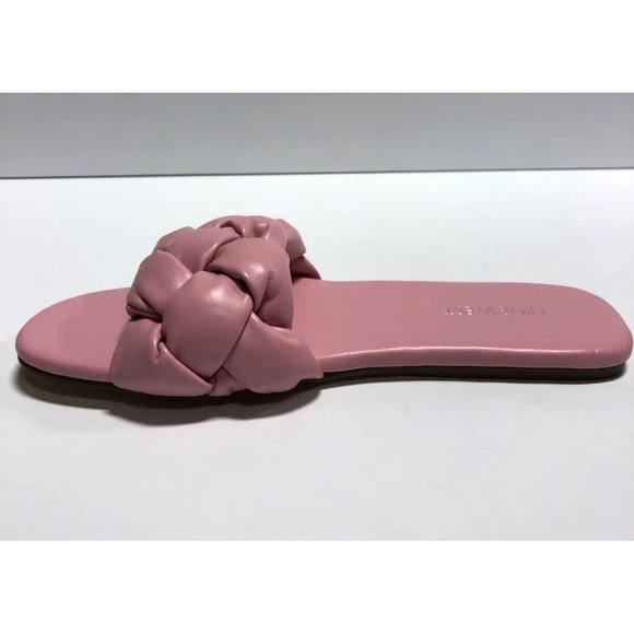 Nine West Women’s Lula, Pink Slide Sandals, Size 7 M - Picture 2 of 6